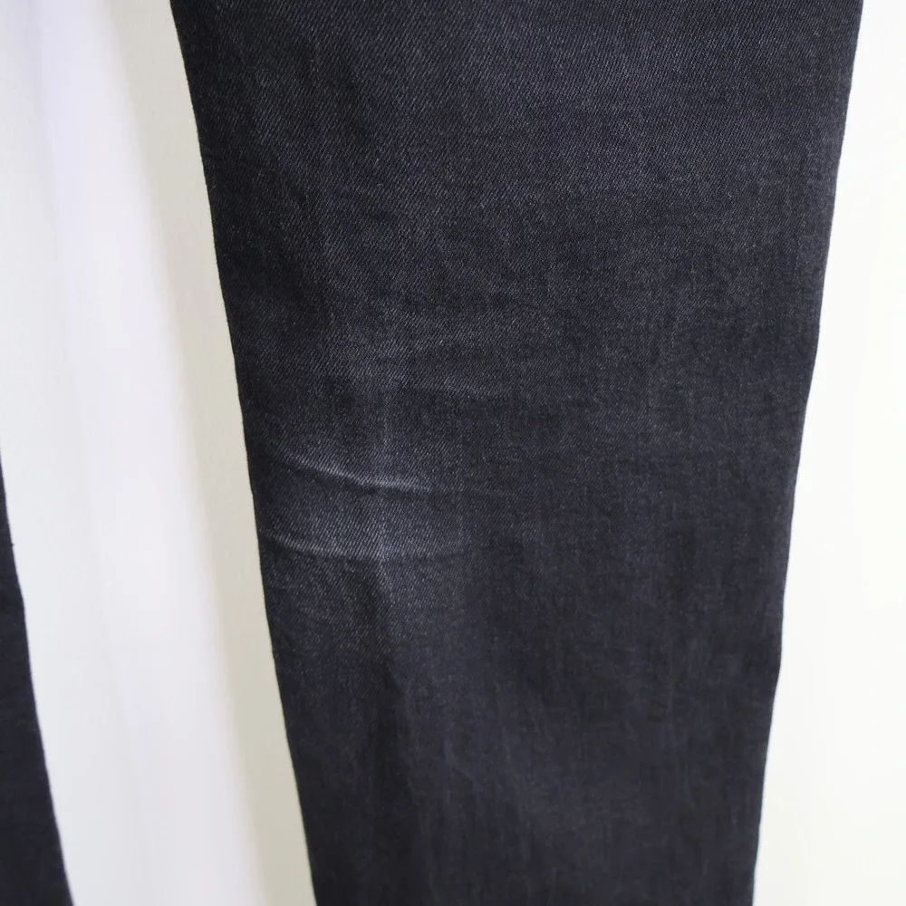 Levis‎ Premium 511 Slim Fit Jeans 36x32 Black Denim Stretch Casual Mens Pants
